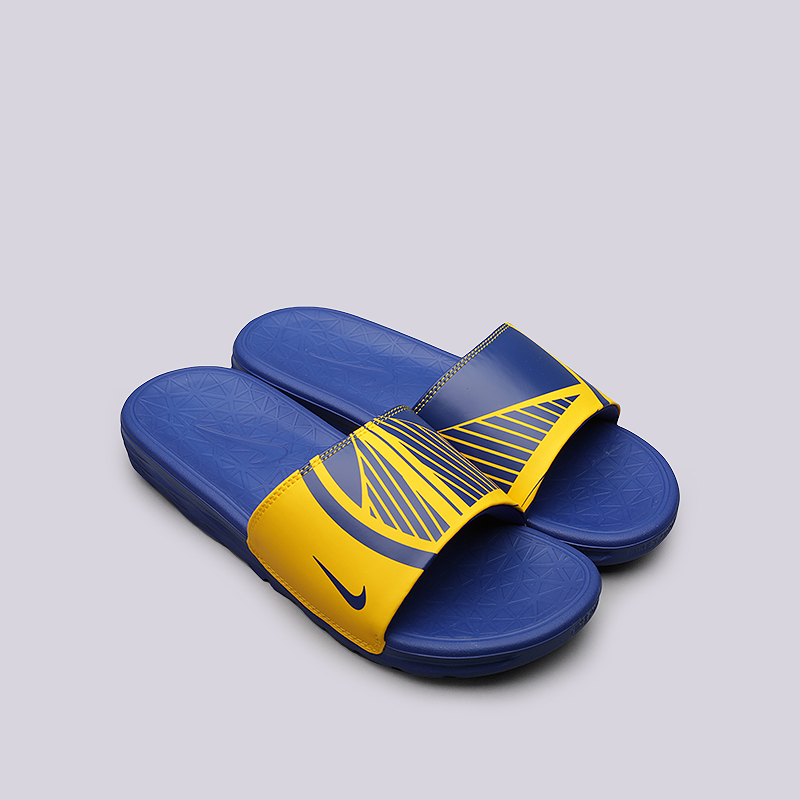  синие сланцы Nike Benassi Solarsoft NBA 917551-701 - цена, описание, фото 2